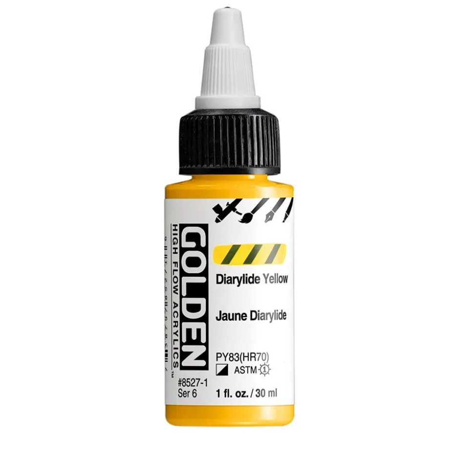 Golden High Flow Akryl 30ml – 8527 Diarylide Yellow