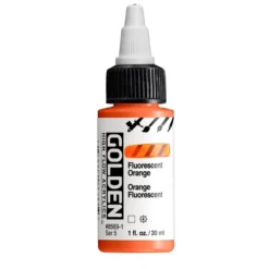 Golden High Flow Akryl 30ml – 8569 Fluorescent Orange