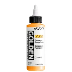 Golden High Flow Akryl 118ml – 8506 Fluorescent OrangeYlw