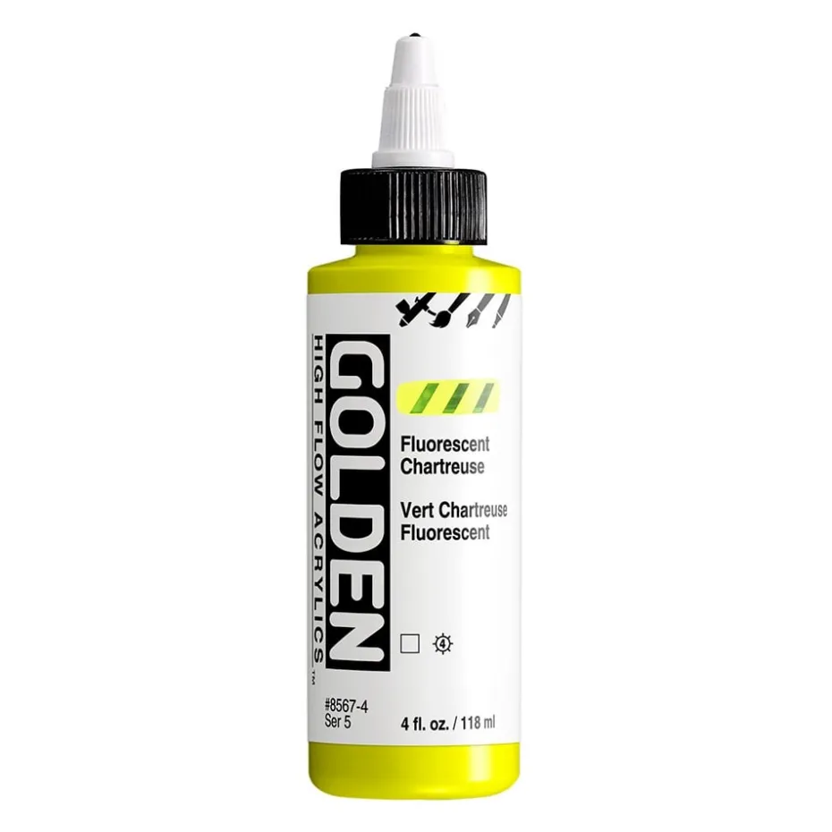Golden High Flow Akryl 118ml – 8567 Fluorescent Chartreuse