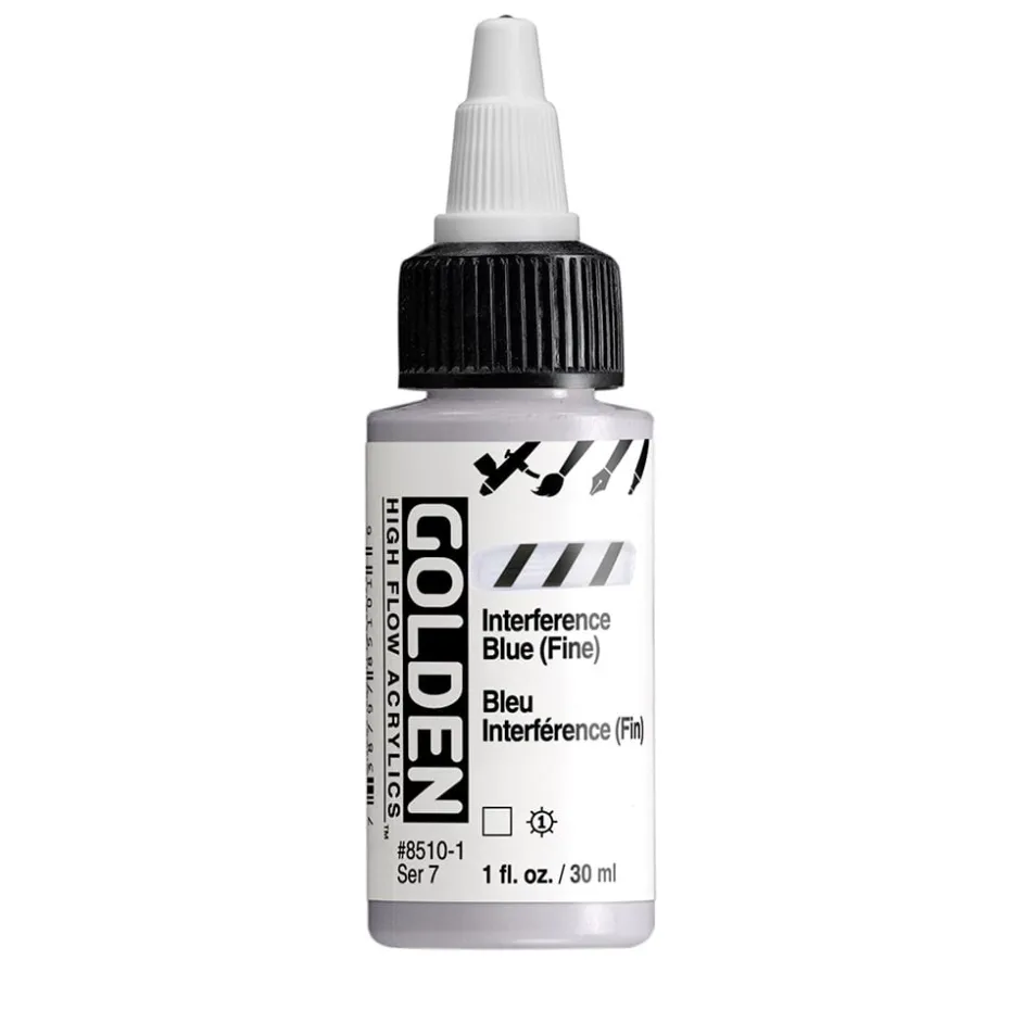 Golden High Flow Akryl 30ml – 8510 Interference Blue Fine