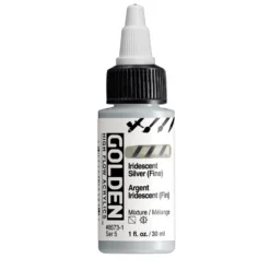 Golden High Flow Akryl 30ml – 8573 Iridescent Silver Fine
