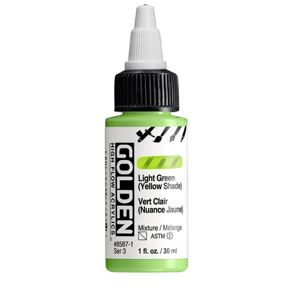 Golden High Flow Akryl 30ml – 8587 LT Green Yellow Sh.