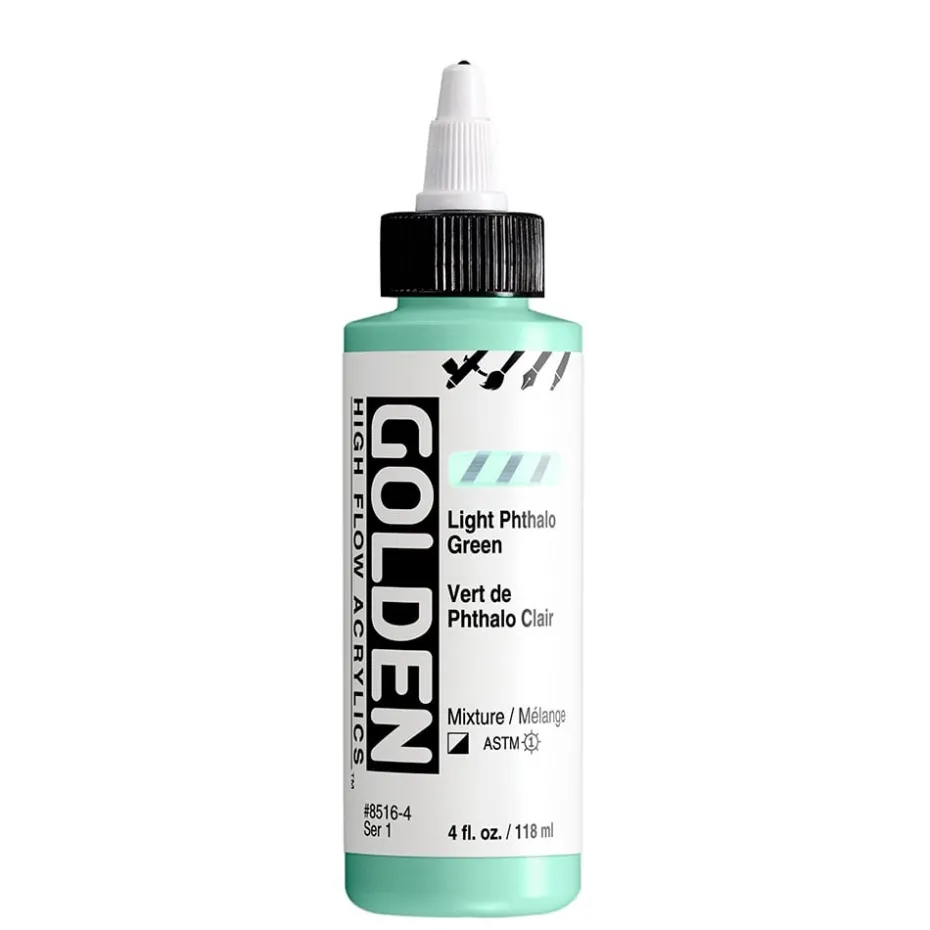 Golden High Flow Akryl 118ml – 28516 LT Phthalo Green