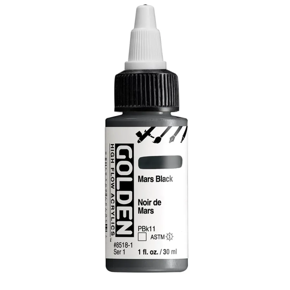 Golden High Flow Akryl 30ml – 8518 Mars Black