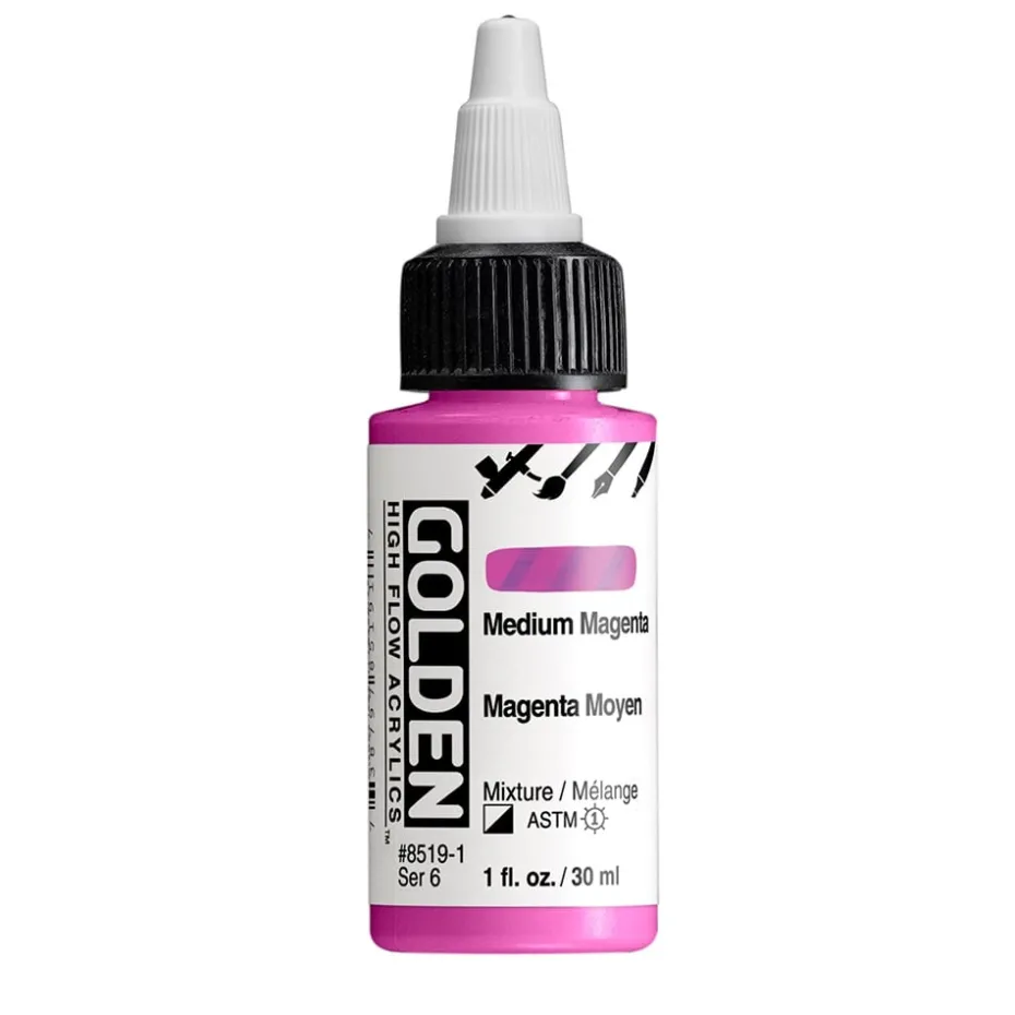 Golden High Flow Akryl 30ml – 58519 Medium Magenta