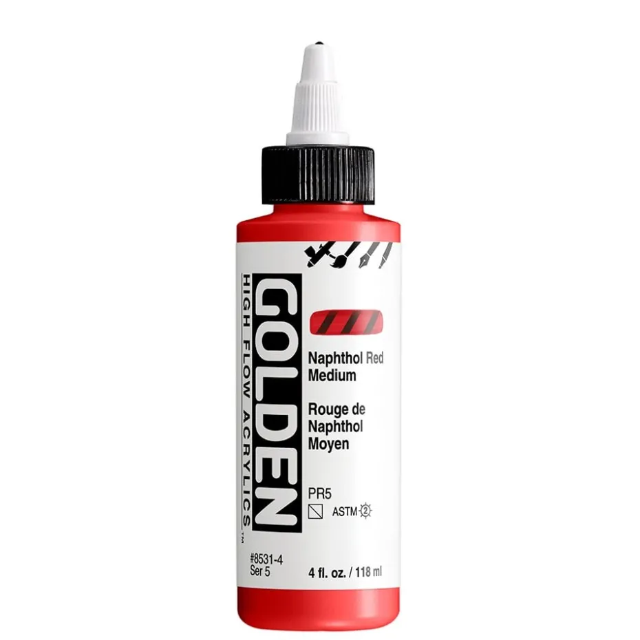 Golden High Flow Akryl 118ml – 8531 Naphthol Red Medium