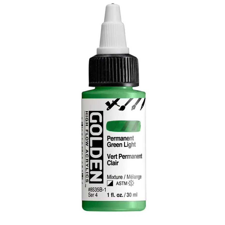 Golden High Flow Akryl 30ml – 8535 Permanent Green LT