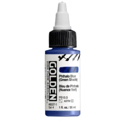 Golden High Flow Akryl 30ml – 8537 Phthalo Blue Green Sh.