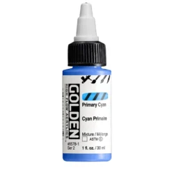 Golden High Flow Akryl 30ml – 8578 Primary Cyan