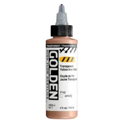 Golden High Flow Akryl 118ml – 8565 Transp Yellow Iron Oxide