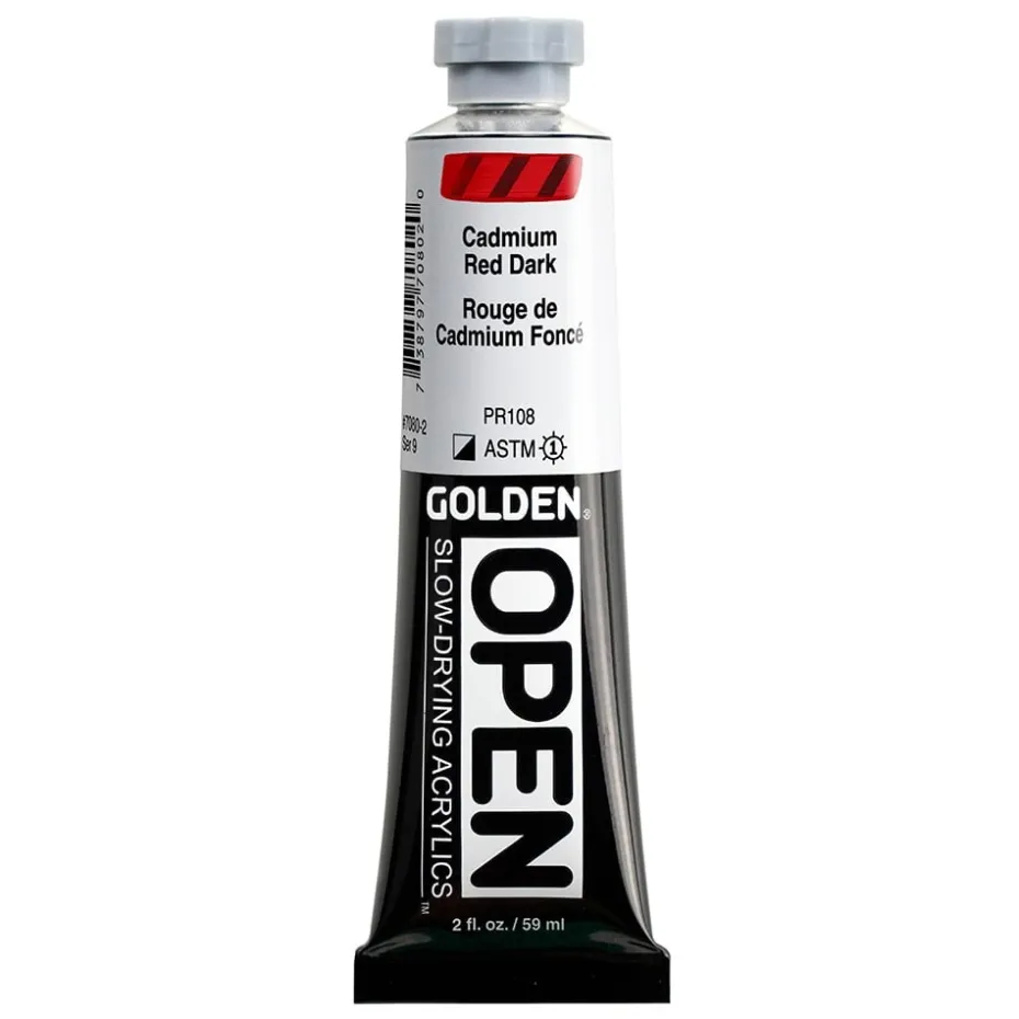 Golden Open Akryl 59ml – 7080 Cadmium Red Dark