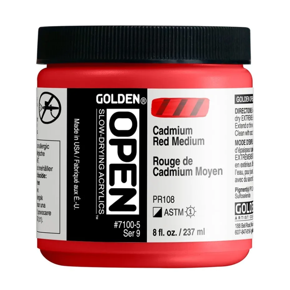 Golden Open Akryl 237ml – 7100 Cadmium Red Medium