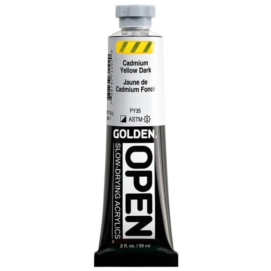 Golden Open Akryl 59ml – 7110 Cadmium Yellow Dark