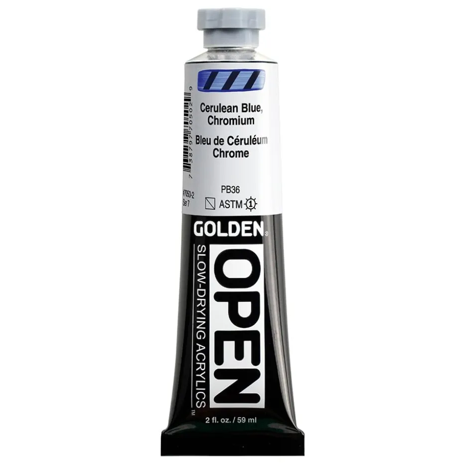 Golden Open Akryl 59ml – 7050 Cerulean Blue Chromium