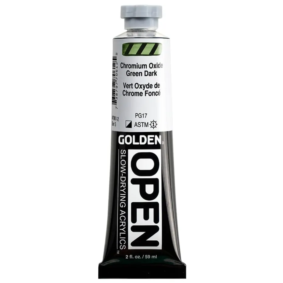 Golden Open Akryl 59ml – 7061 Chromium Oxide Green Dark