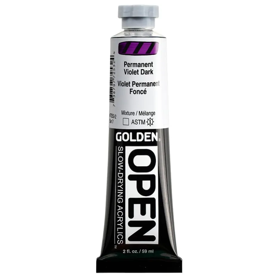 Golden Open Akryl 59ml – 7253 Permanent Violet Dark