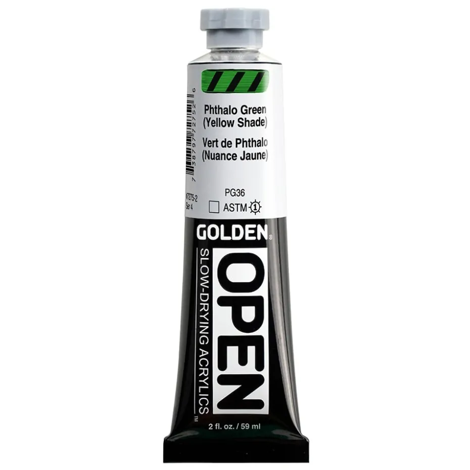 Golden Open Akryl 59ml – 7275 Phthalo Green Yellow Sh.