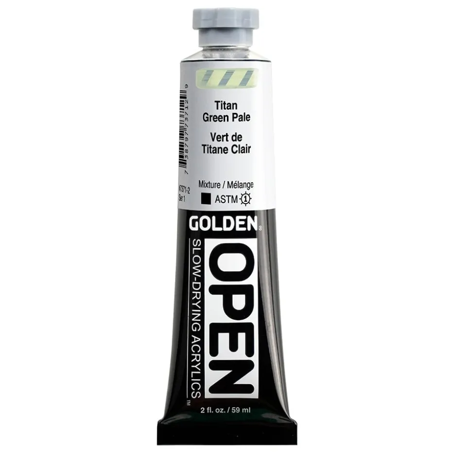 Golden Open Akryl 59ml – 27371 Titan Green Pale