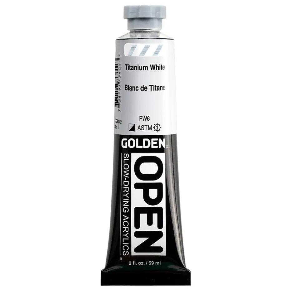 Golden Open Akryl 59ml – 27380 Titanium White