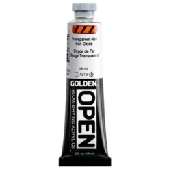 Golden Open Akryl 59ml – 7385 Transparent Red Iron Oxide