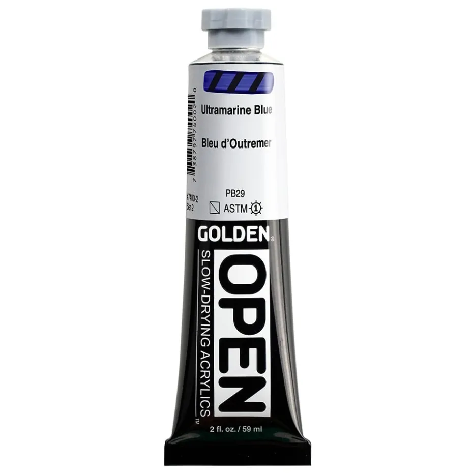 Golden Open Akryl 59ml – 7400 Ultramarine Blue