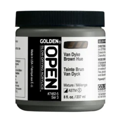 Golden Open Akryl 237ml – 7462 Van Dyke Brown Hue
