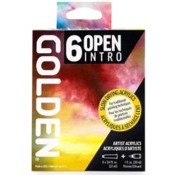 Golden Open Akryl Sett 6 x 22ml + tynner 30ml – 0055 Intro