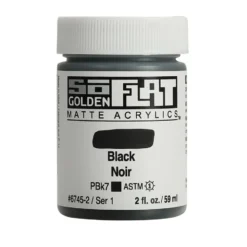 Golden SoFlat Akryl 59ml – 6745 Black