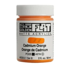 Golden SoFlat Akryl 59ml – 6530 Cadmium Orange