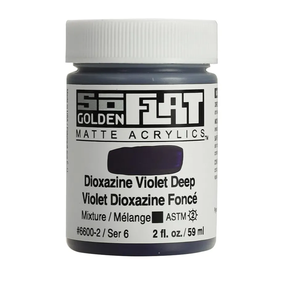 Golden SoFlat Akryl 59ml – 56600 Dioxazine Violet DP
