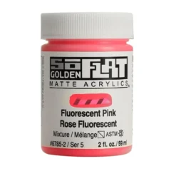 Golden SoFlat Akryl 59ml – 56785 Fluorescent Pink