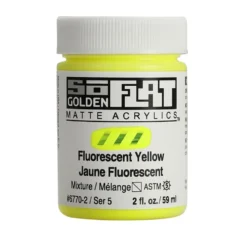 Golden SoFlat Akryl 59ml – 56770 Fluorescent Yellow
