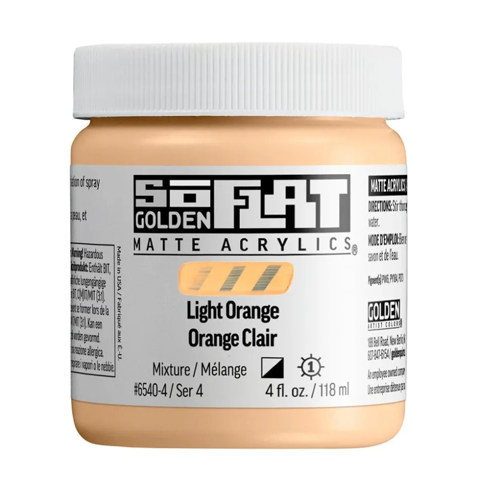 Golden SoFlat Akryl 118ml – 26540 LT Orange