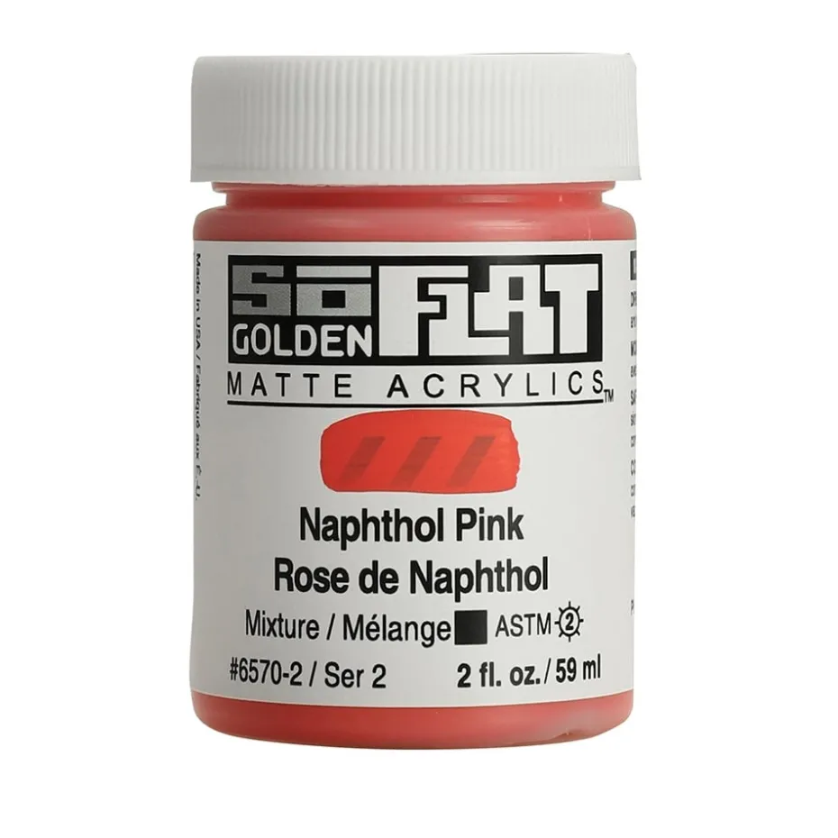 Golden SoFlat Akryl 59ml – 56570 Naphthol Pink