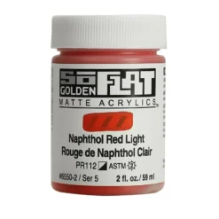 Golden SoFlat Akryl 59ml – 6550 Naphthol Red LT