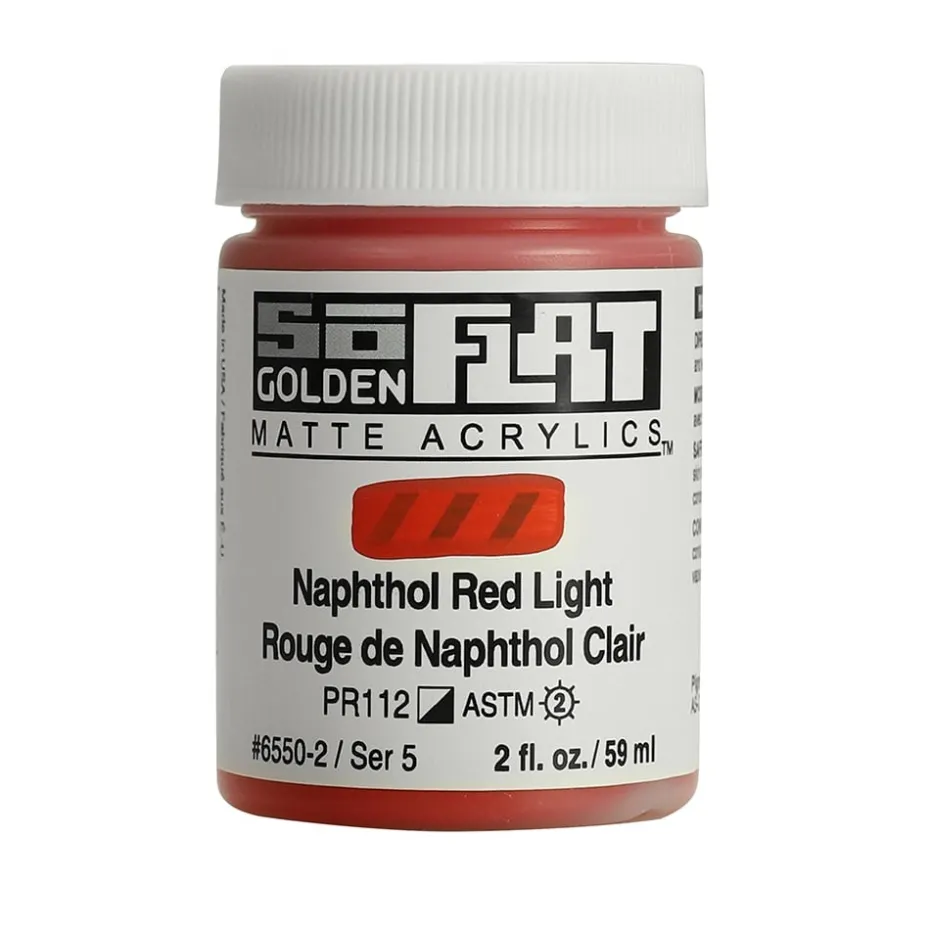 Golden SoFlat Akryl 59ml – 6550 Naphthol Red LT