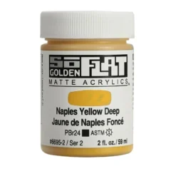 Golden SoFlat Akryl 59ml – 6695 Naples Yellow DP