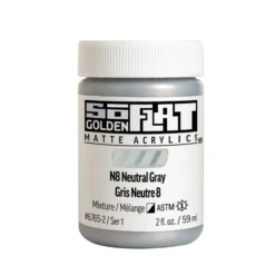 Golden SoFlat Akryl 59ml – 56765 N8 Neutral Gray