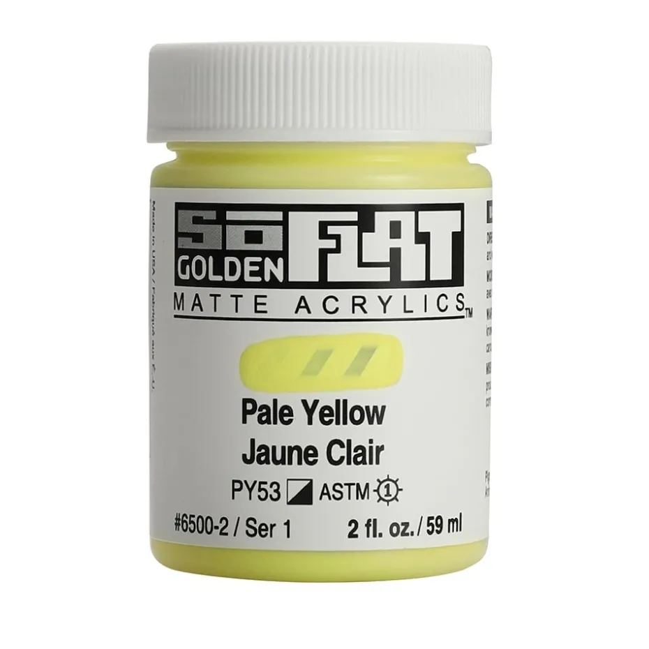 Golden SoFlat Akryl 59ml – 6500 Pale Yellow