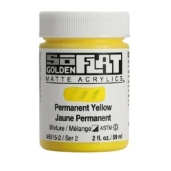 Golden SoFlat Akryl 59ml – 6515 Permanent Yellow