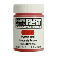 Golden SoFlat Akryl 59ml – 6555 Pyrrole Red