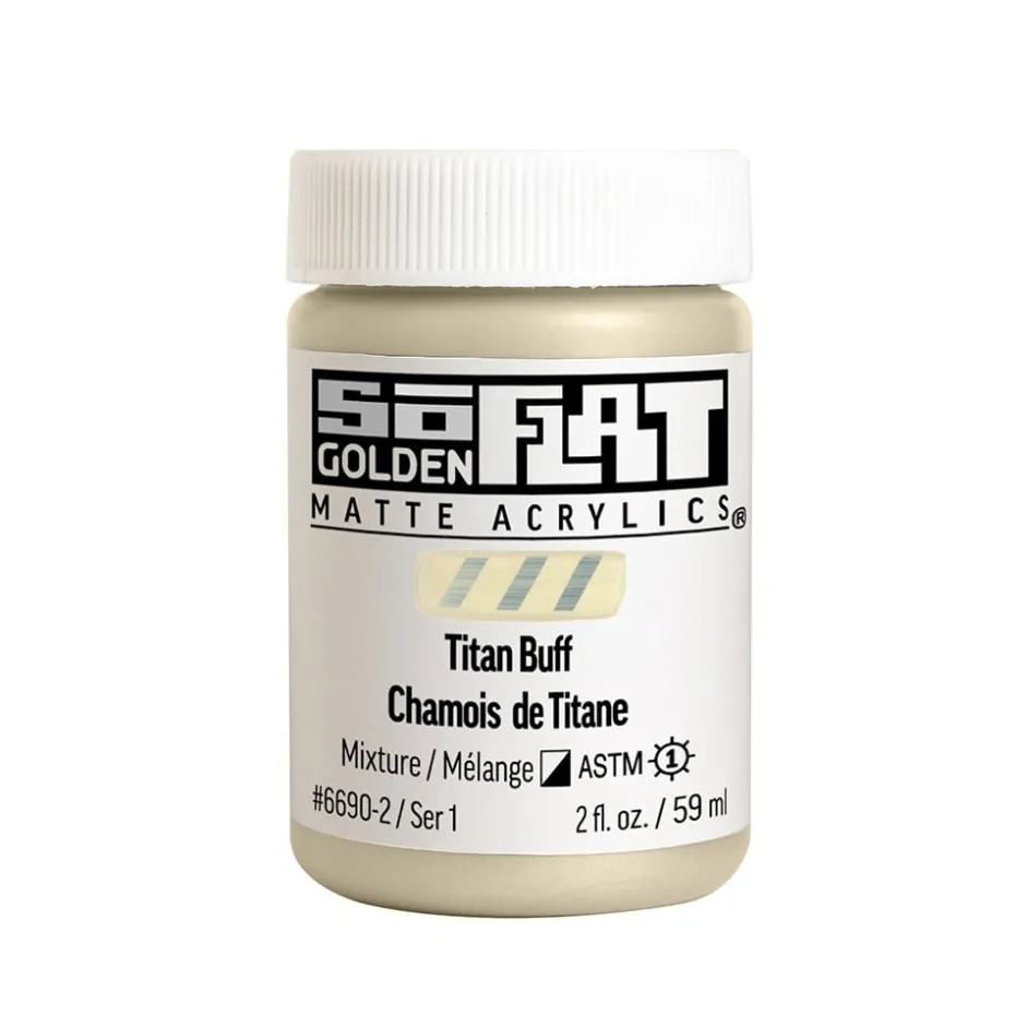 Golden SoFlat Akryl 59ml – 56690 Titan Buff