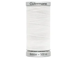 Gütermann Bobbin 500m – 1001 – Hvit