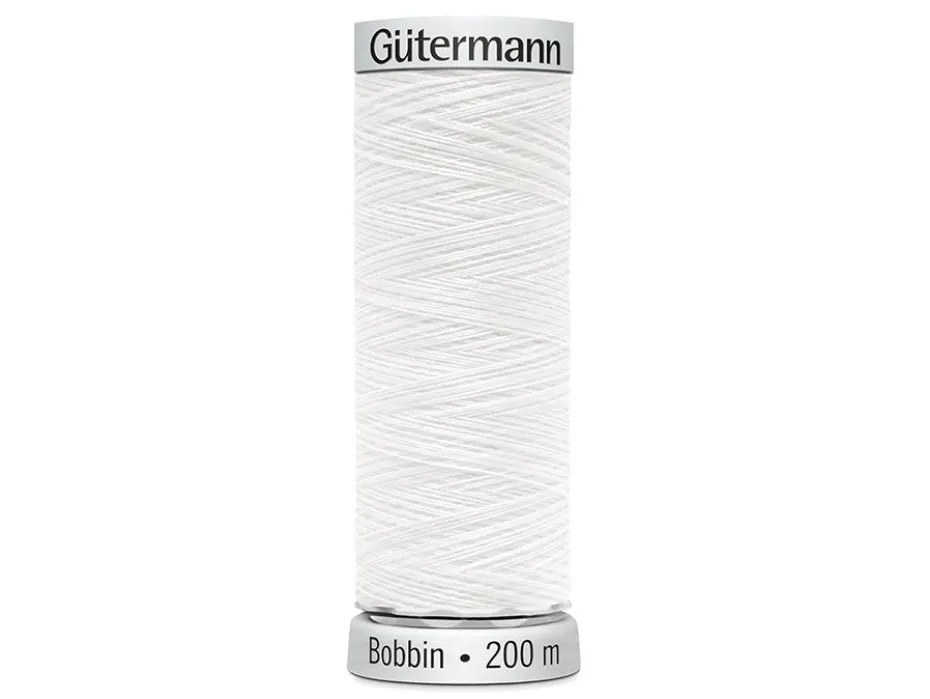 Gütermann Bobbin 200m – 1001 – Hvit