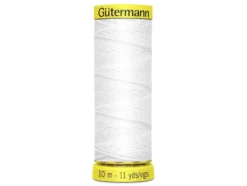 Gütermann Elastic Thread 10m – 5019 Hvit