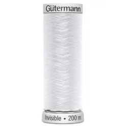 Gütermann Invisible 200m – 1001 – Hvit