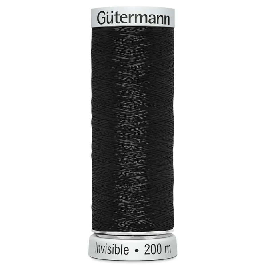 Gütermann Invisible 200m – 1005 – Sort