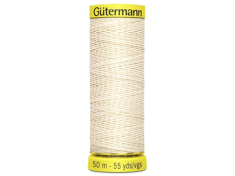 Gütermann Linen Lintråd 50m – 4011 Naturhvit
