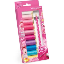 Gütermann Sew-all 100m Trådsett Cute and Pink – 10stk Blyant